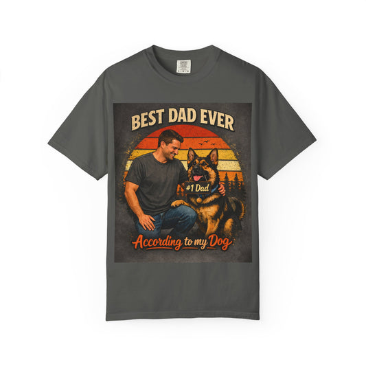 Best Dad Ever German Shepherd T-Shirt | Dog Dad Shirt | Gift for German Shepherd Owners