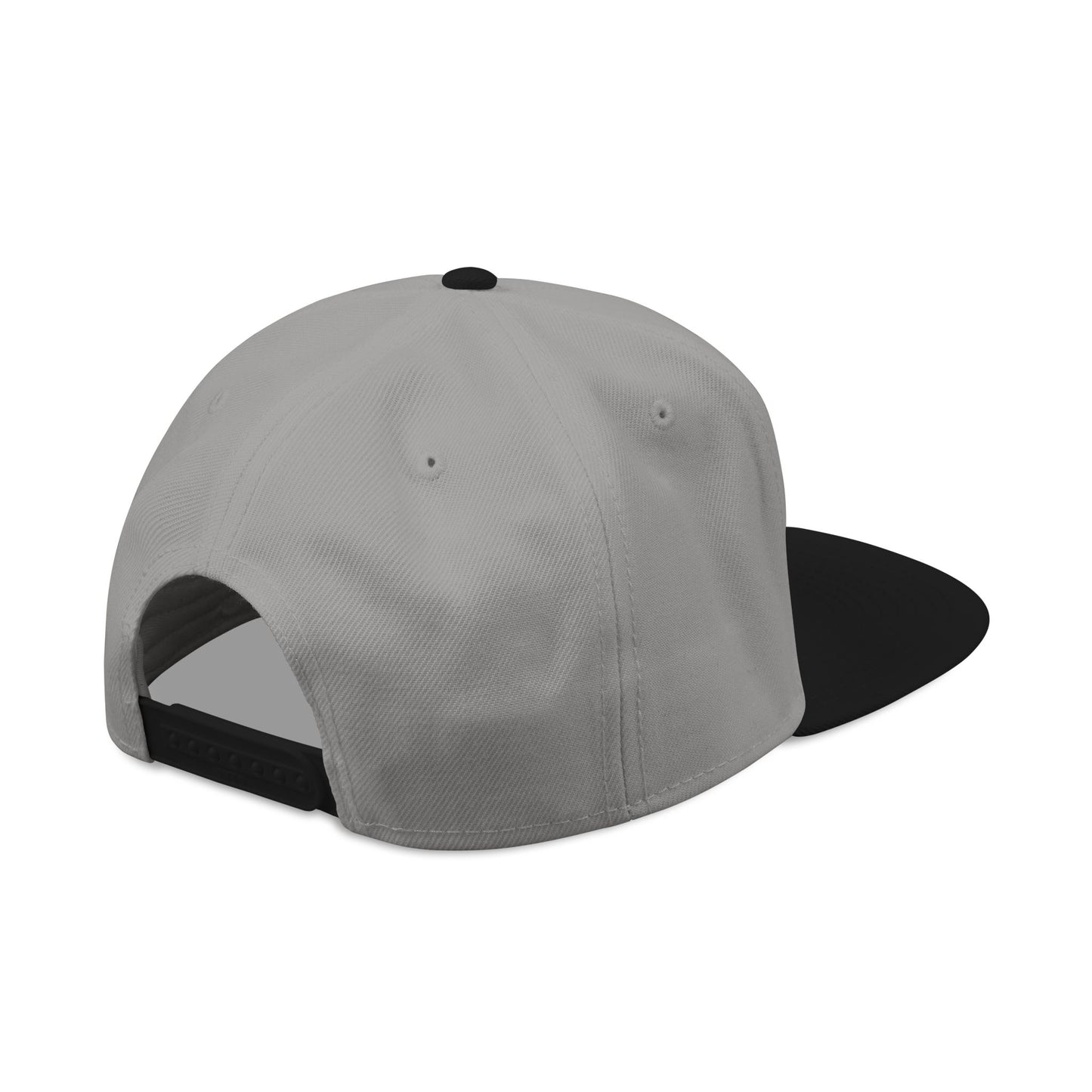 Embroidered Crown Skull Snapback Hat — Streetwear Baseball Cap with Gold Accent