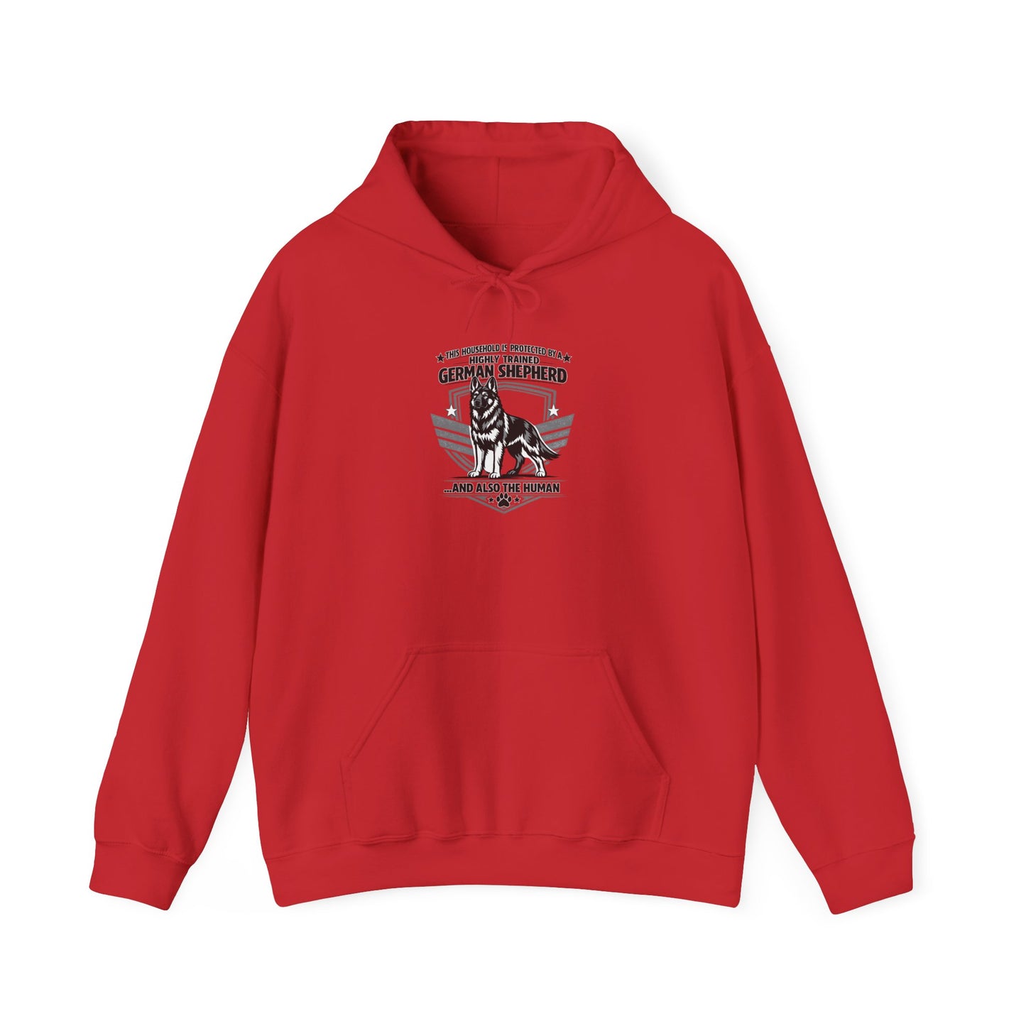 German Shepherd Hoodie – 'Loyal to the End' Vintage Dog Lover Sweatshirt