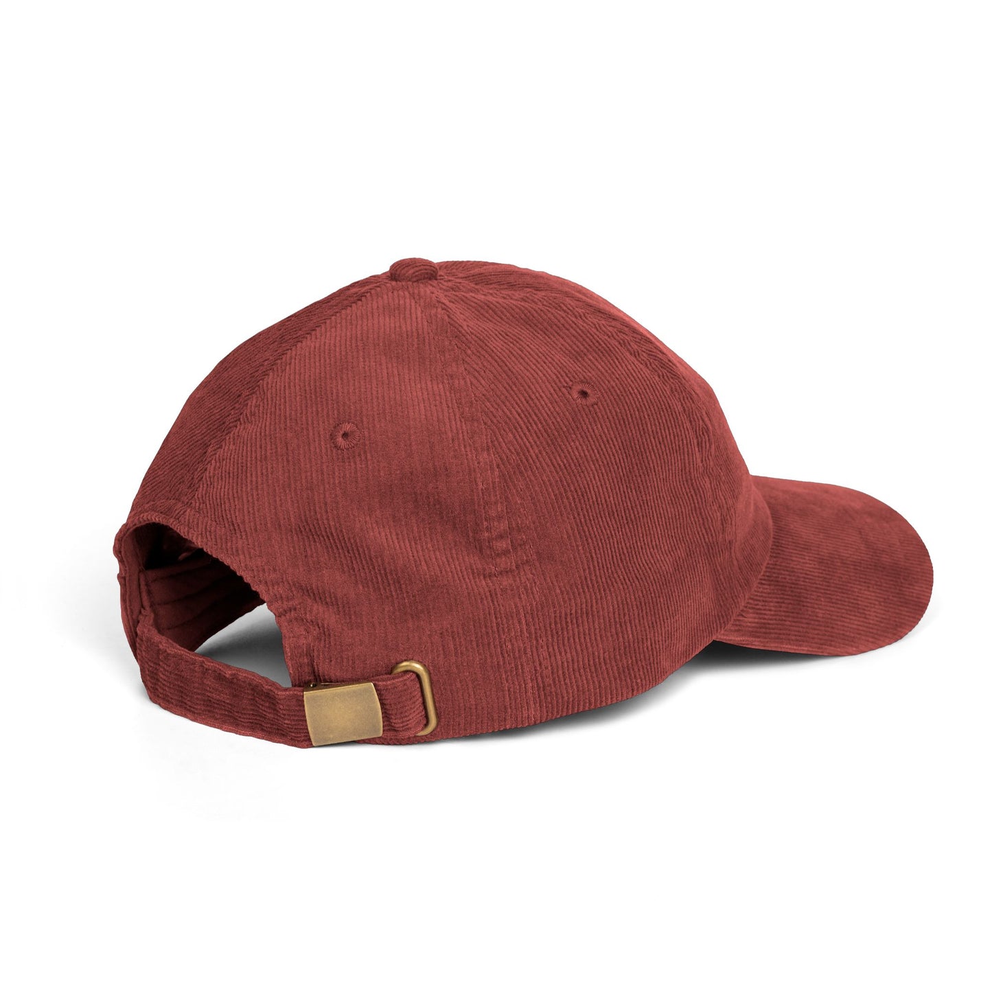Vintage Corduroy Embroidered Cap – Retro Badge Baseball Hat