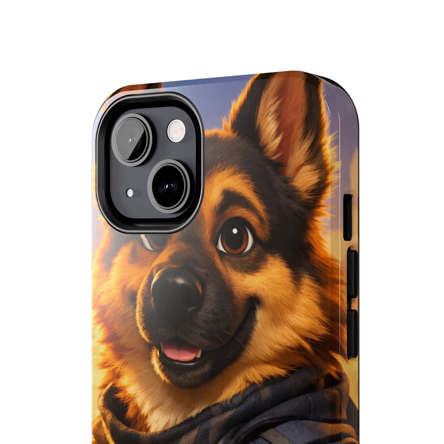 German Shepherd Tactical Hero Phone Case – Tough Protective Cover for iPhone & Samsung