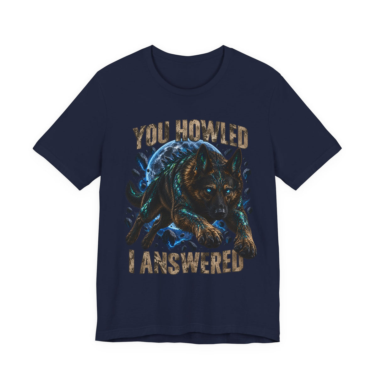 German Shepherd Alien Halloween Shirt, You Howled I Answered Tee