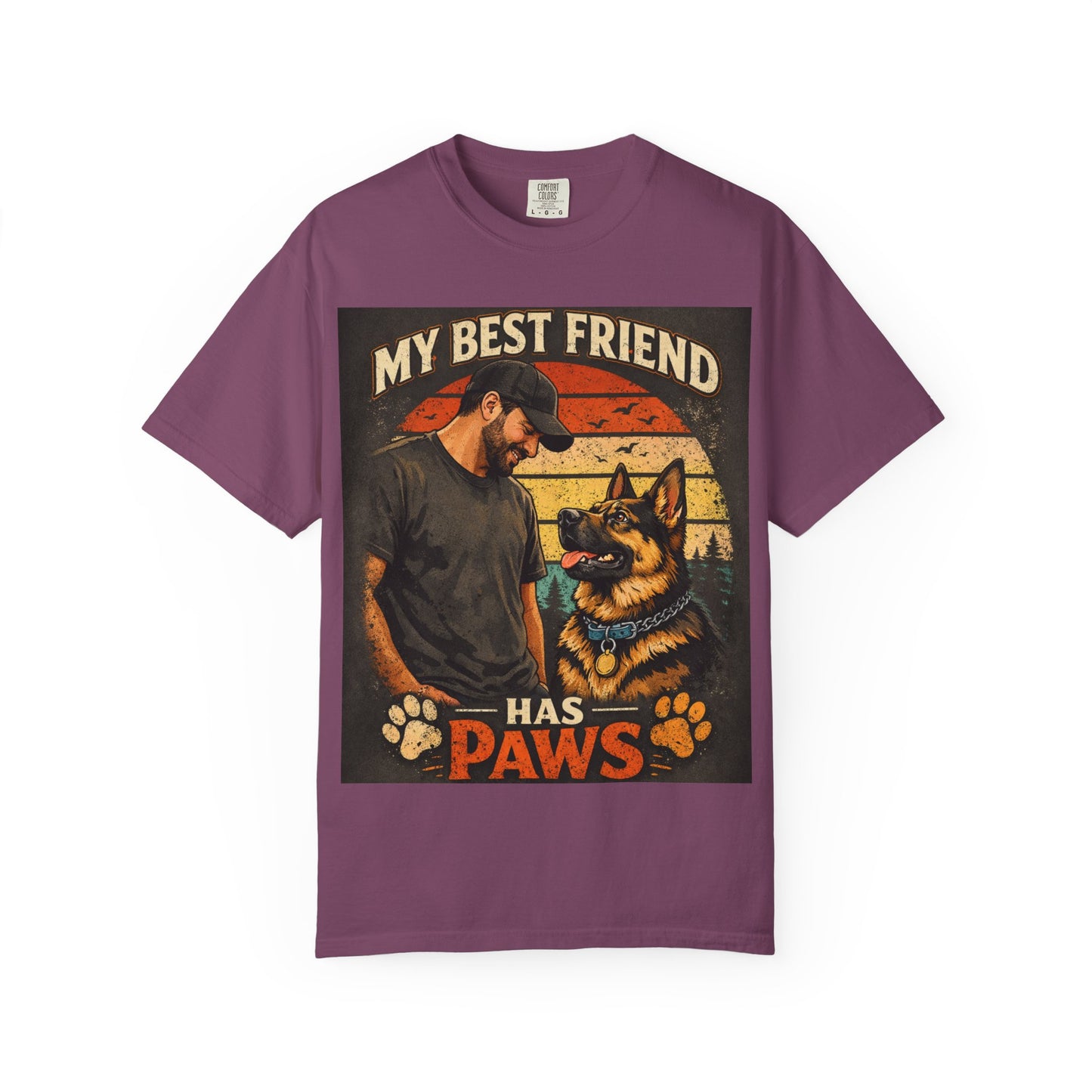My Best Friend Has Paws T-Shirt | Dog Lover Graphic Tee