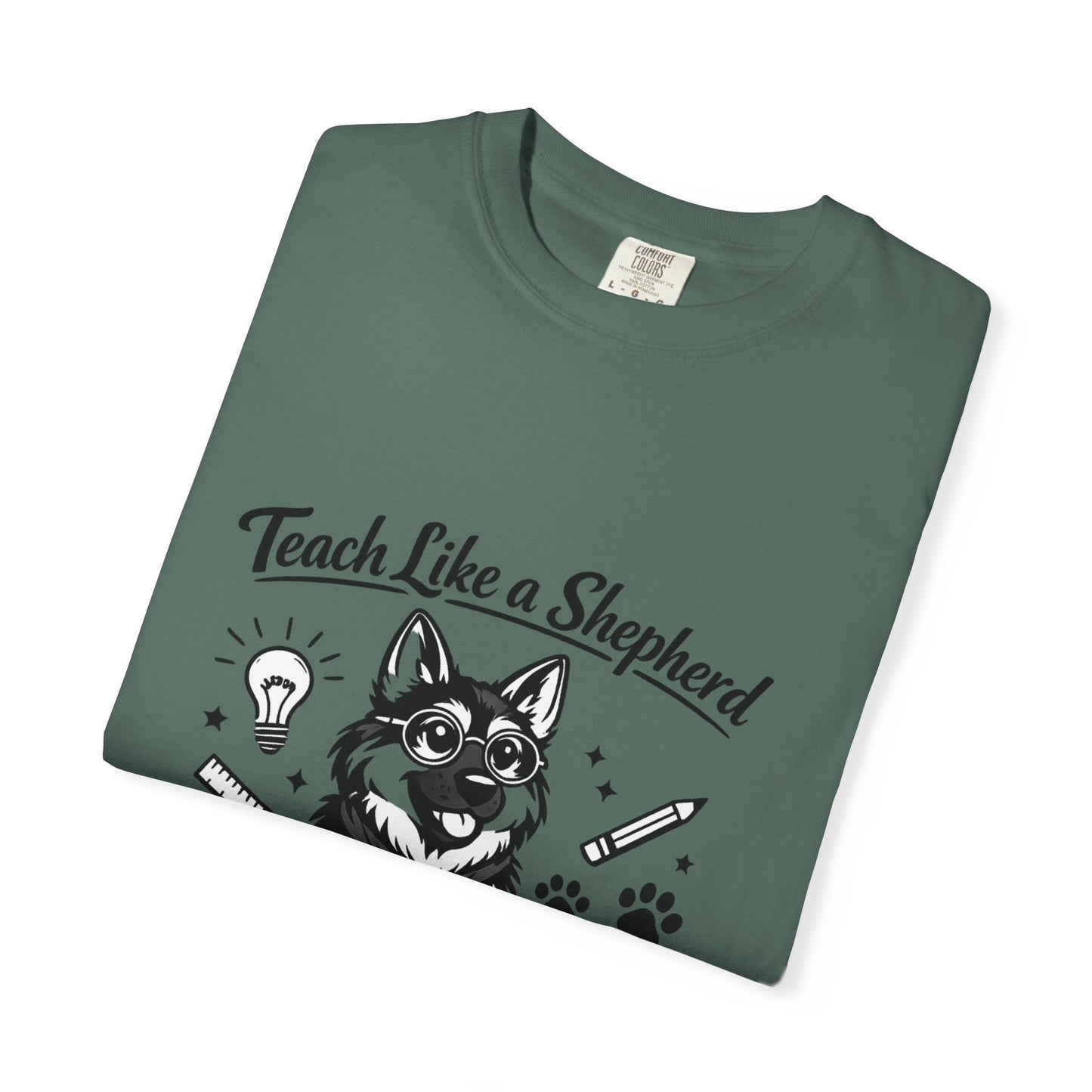Teacher Life German Shepherd T‑Shirt – Funny Back to School Dog Lover Tee | Classroom Outfit | Gildan 64000