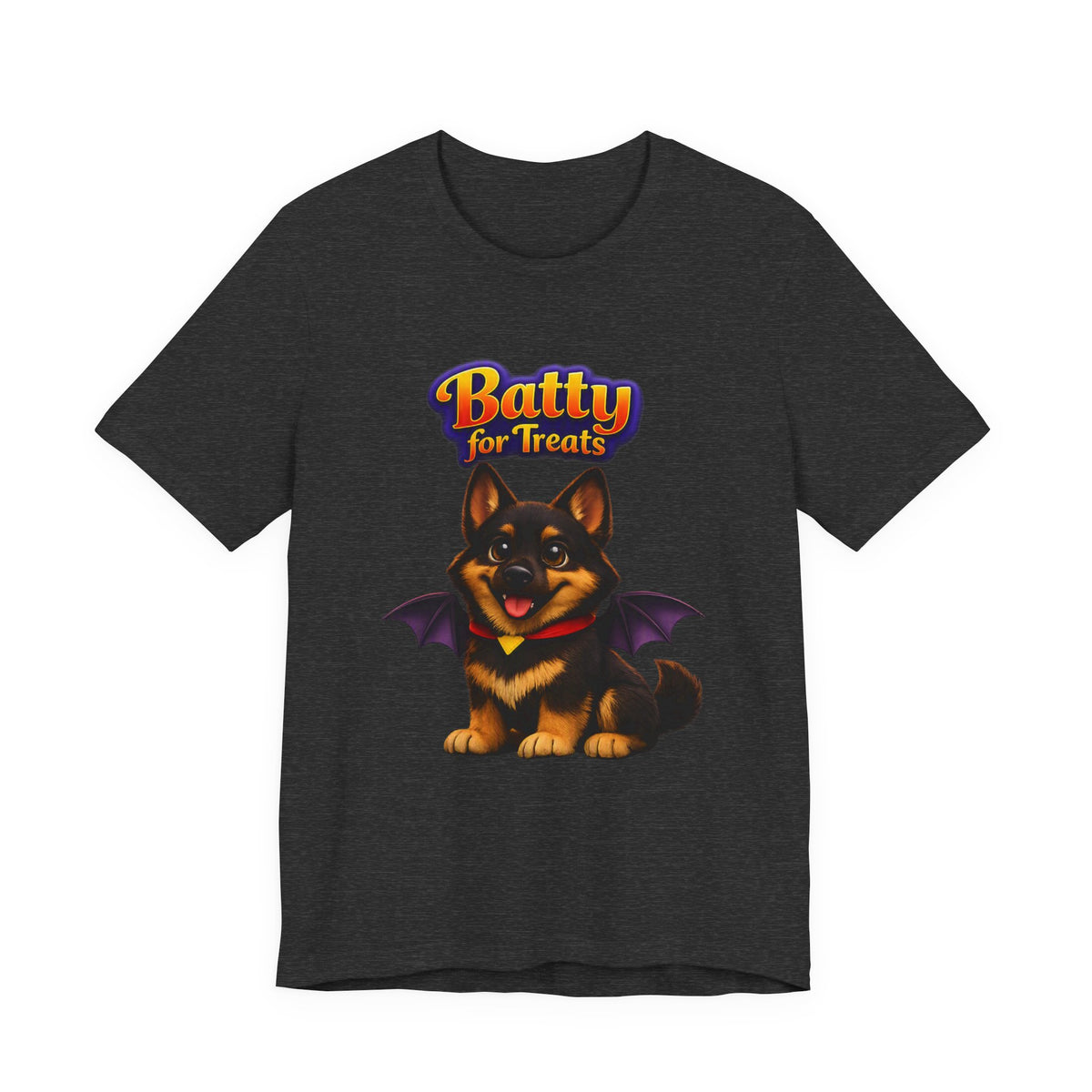 Batty for Treats German Shepherd Halloween T-Shirt