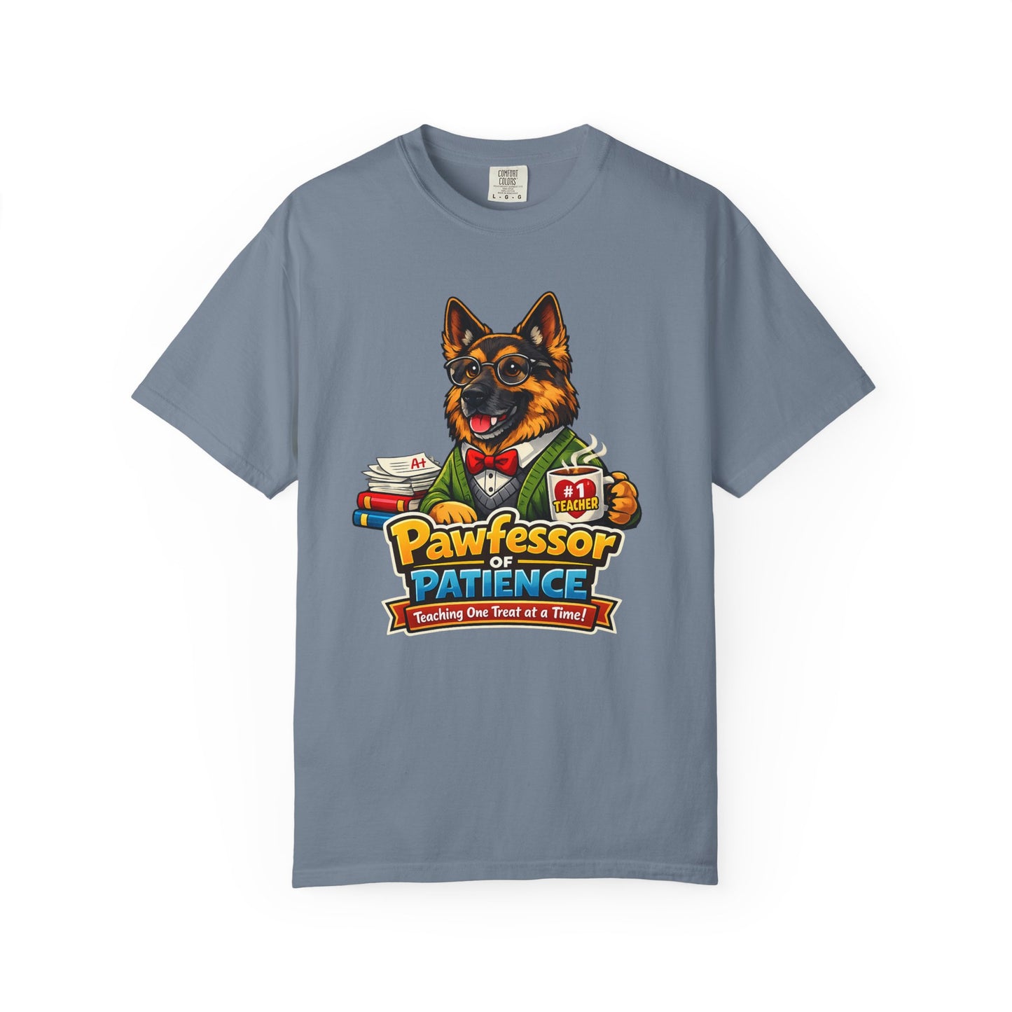 Pawfessor of Patience T-Shirt | German Shepherd Teacher Design