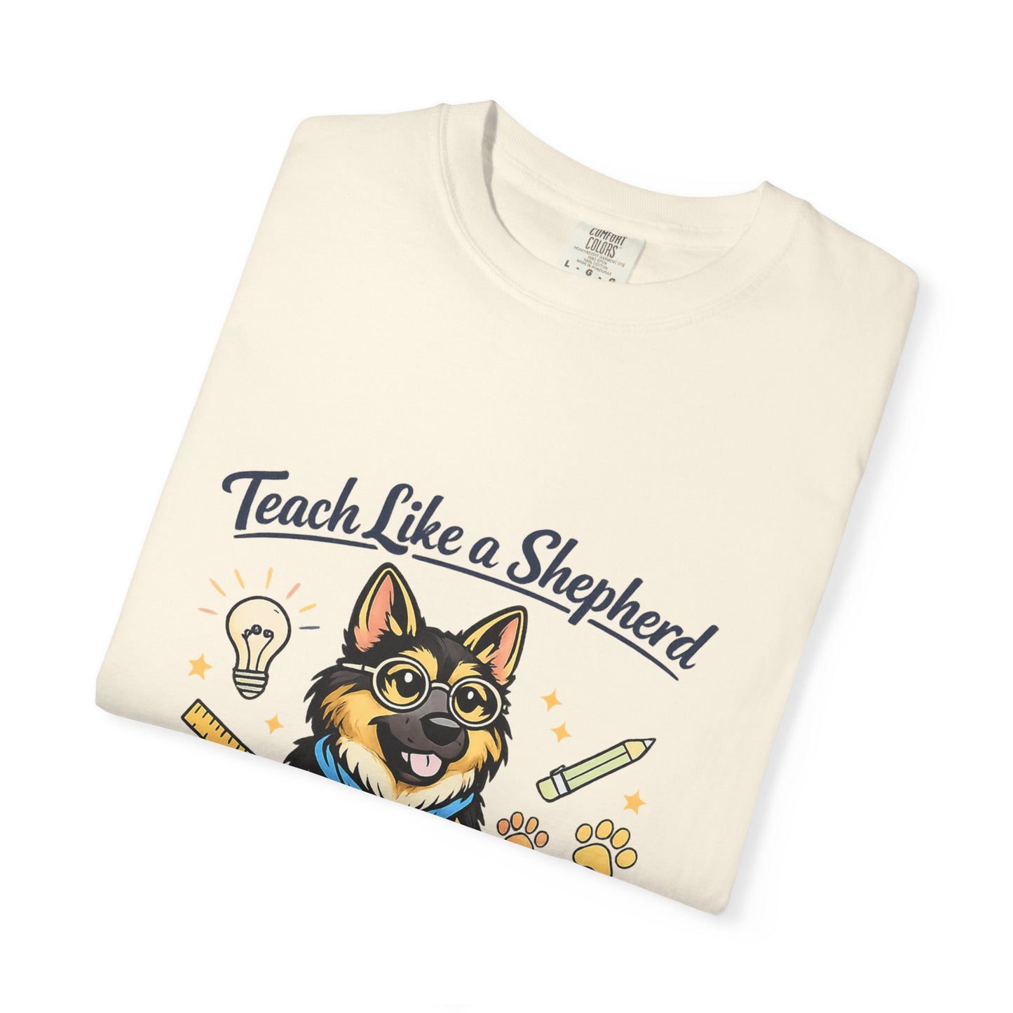 Teacher Life German Shepherd T‑Shirt – Funny Back to School Dog Lover Tee | Classroom Educator Gift | Bella Canvas 3001