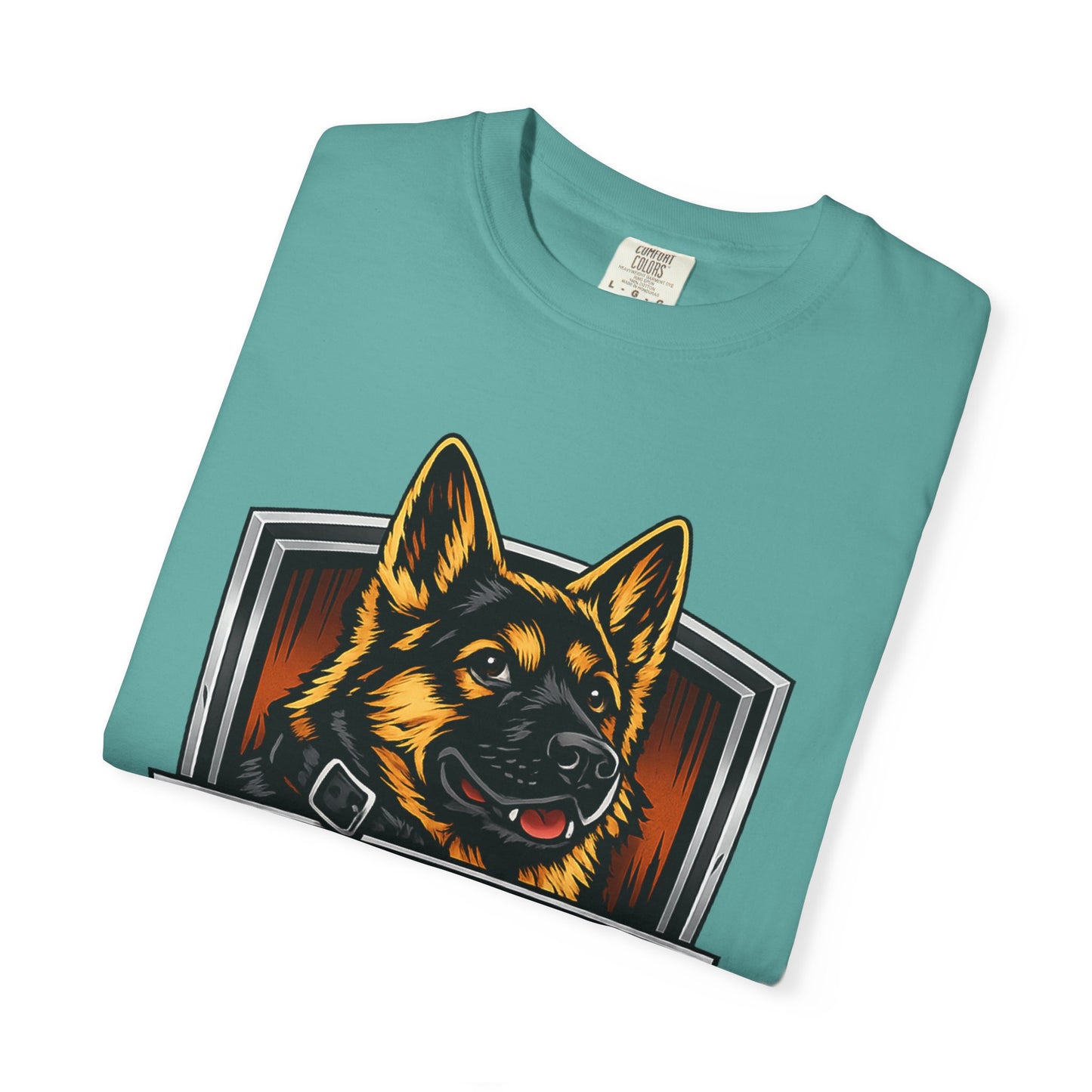 Dog Lover T‑Shirt — “I Bark Because You’re Suspicious” German Shepherd Tee
