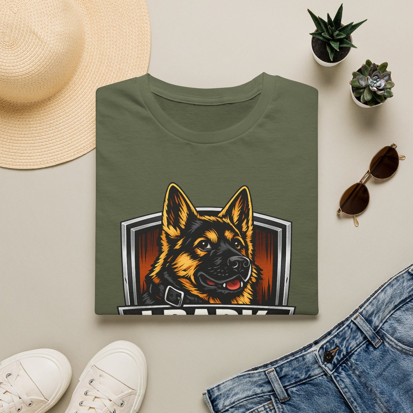 I Bark Because Youre Suspicious German Shepherd T-Shirt