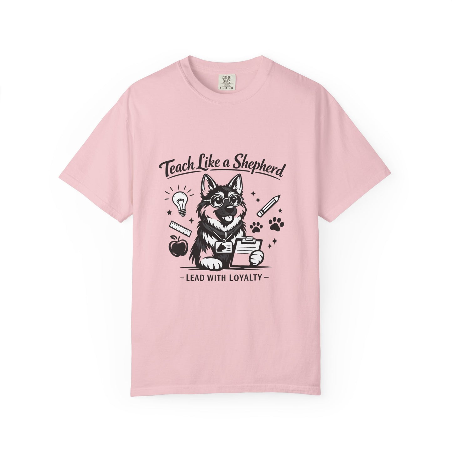 Teacher Life German Shepherd T‑Shirt – Funny Back to School Dog Lover Tee | Classroom Outfit | Gildan 64000