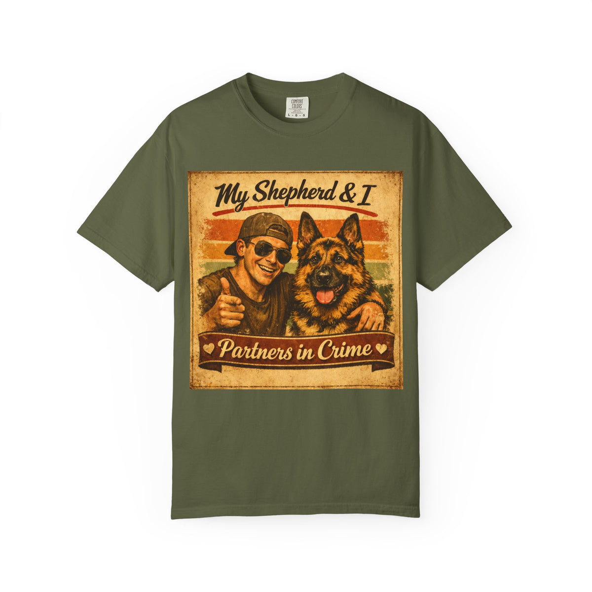 My Shepherd & I Partners in Crime T-Shirt | German Shepherd Lover Shirt