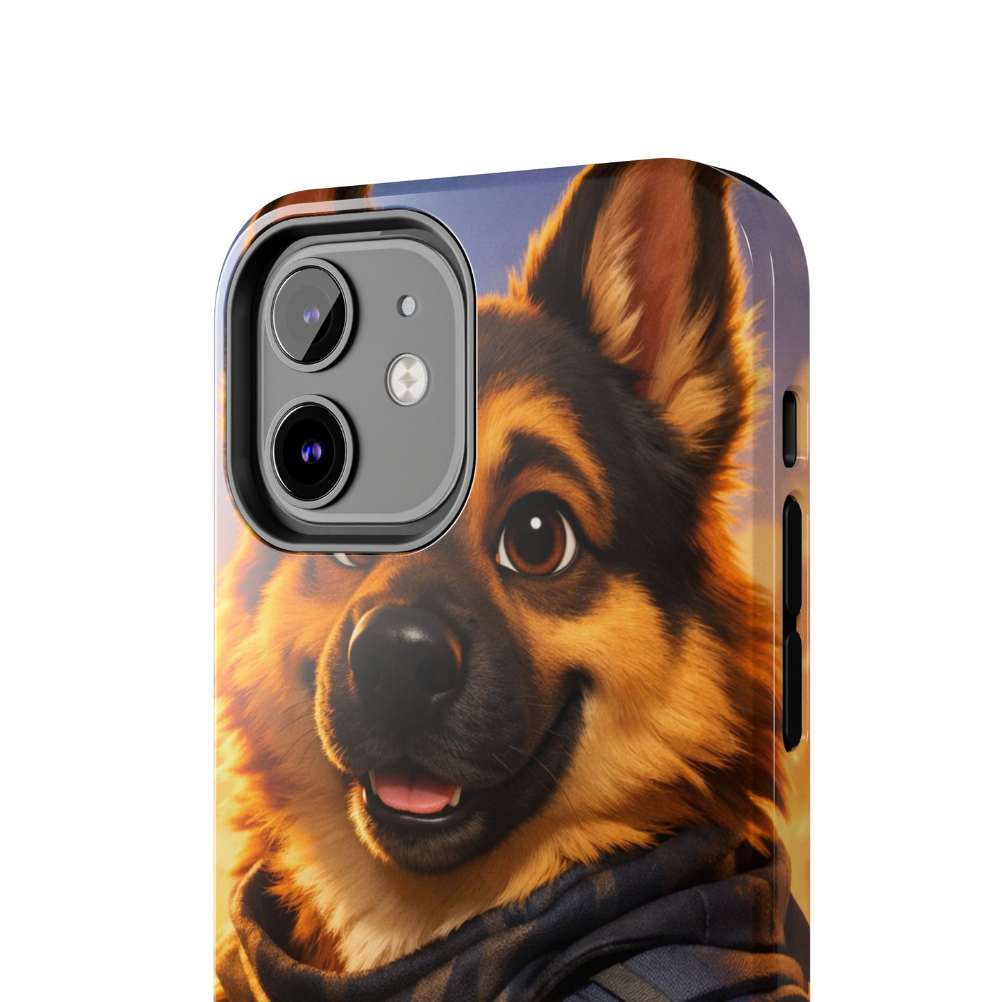 German Shepherd Tactical Hero Phone Case – Tough Protective Cover for iPhone & Samsung
