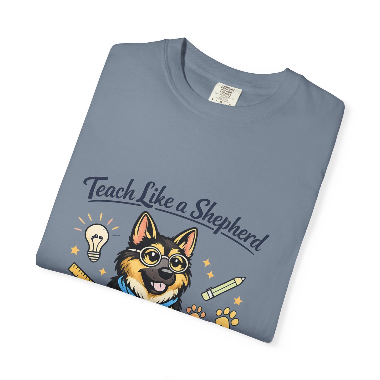 Teacher Life German Shepherd T‑Shirt – Funny Back to School Dog Lover Tee | Classroom Educator Gift | Bella Canvas 3001