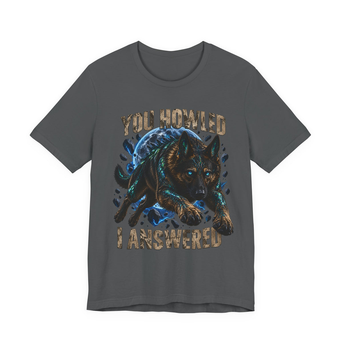 German Shepherd Alien Halloween Shirt, You Howled I Answered Tee