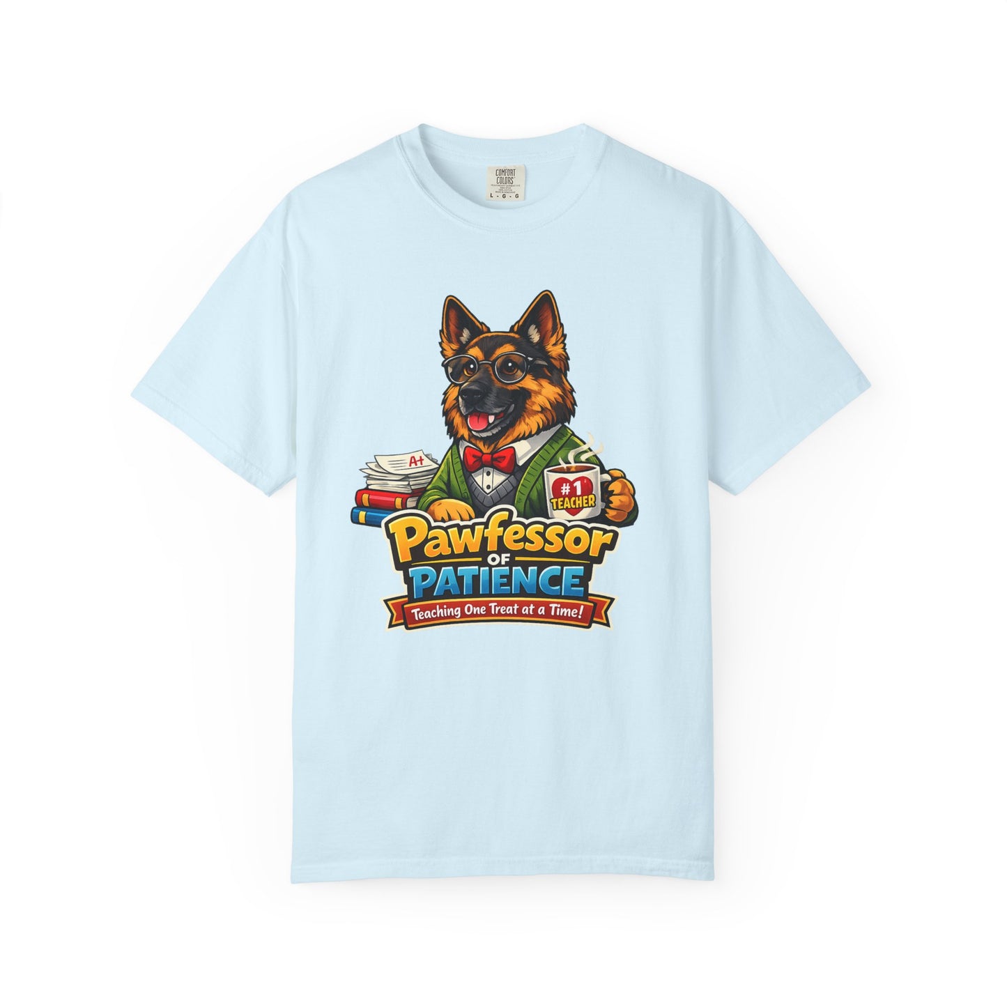 Pawfessor of Patience T-Shirt | German Shepherd Teacher Design