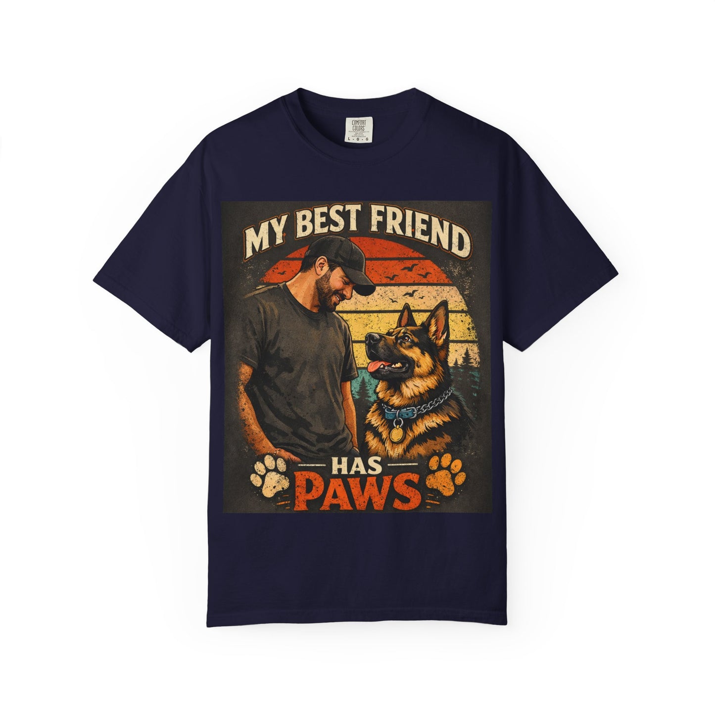My Best Friend Has Paws T-Shirt | Dog Lover Graphic Tee