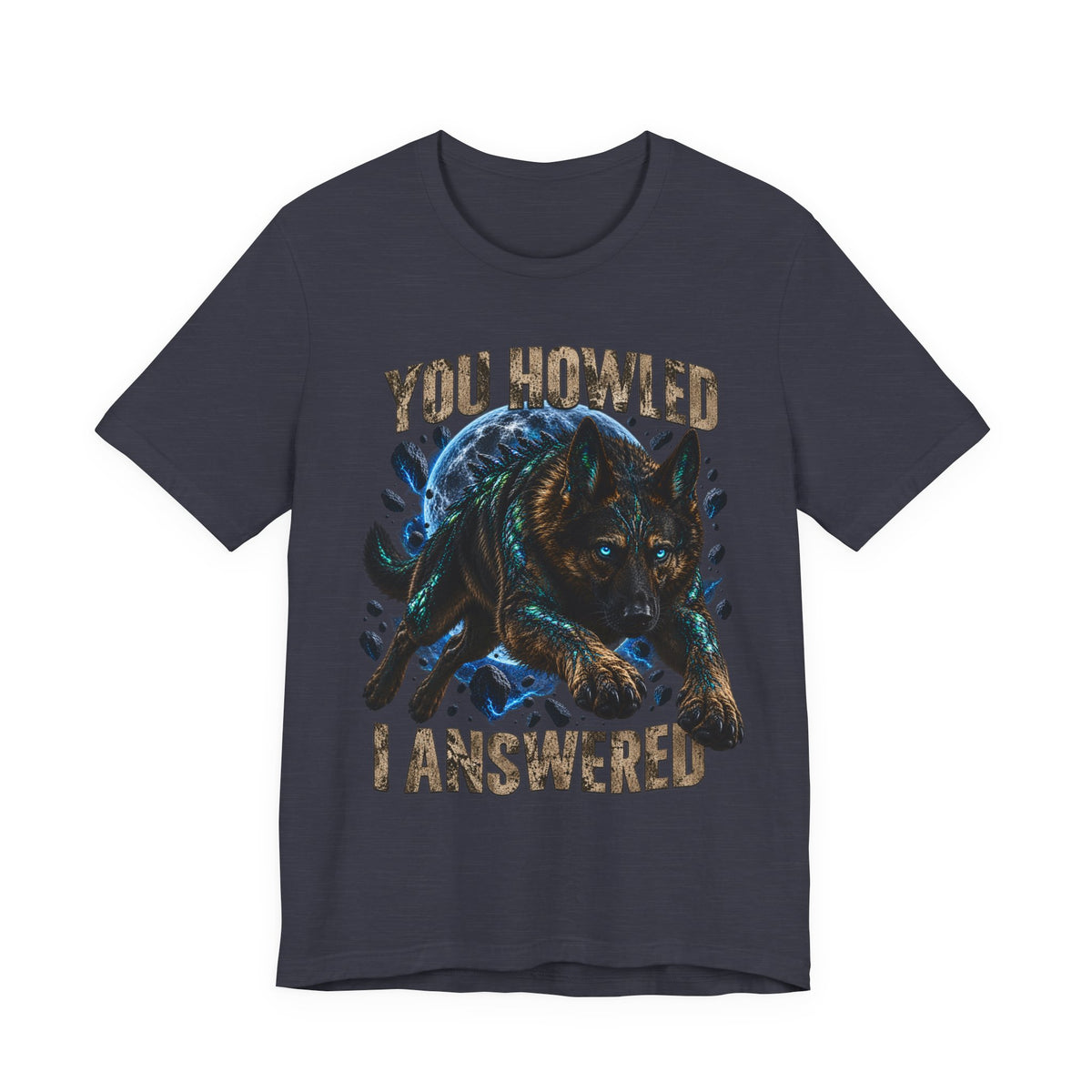 German Shepherd Alien Halloween Shirt, You Howled I Answered Tee