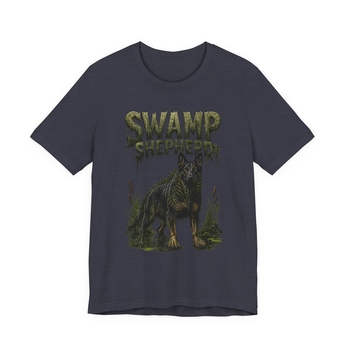 German Shepherd Swamp Shepherd Shirt | Spooky Halloween Dog Gift | Horror Dog Lover Tee