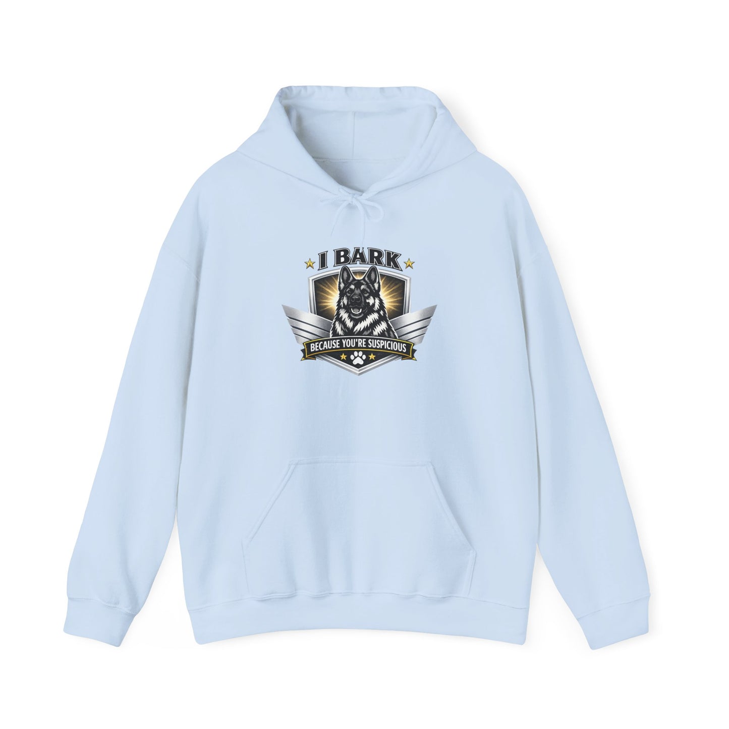 Dog Dad Hoodie - "I Bark Because You Snore" Graphic Pullover for Pet Lovers