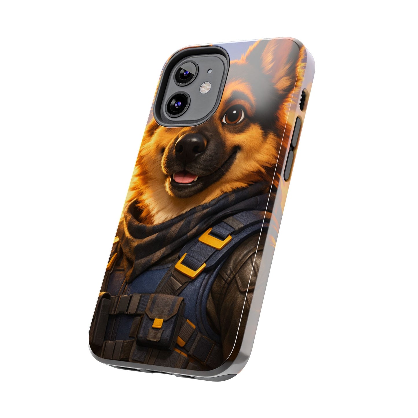 German Shepherd Tactical Hero Phone Case – Tough Protective Cover for iPhone & Samsung