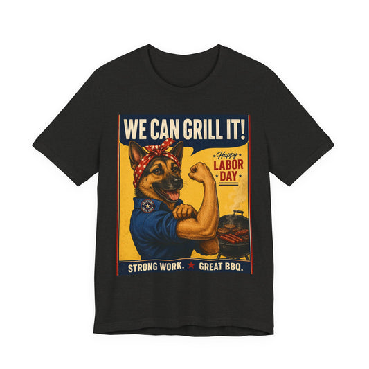 We Can Grill It! | German Shepherd BBQ T-Shirt