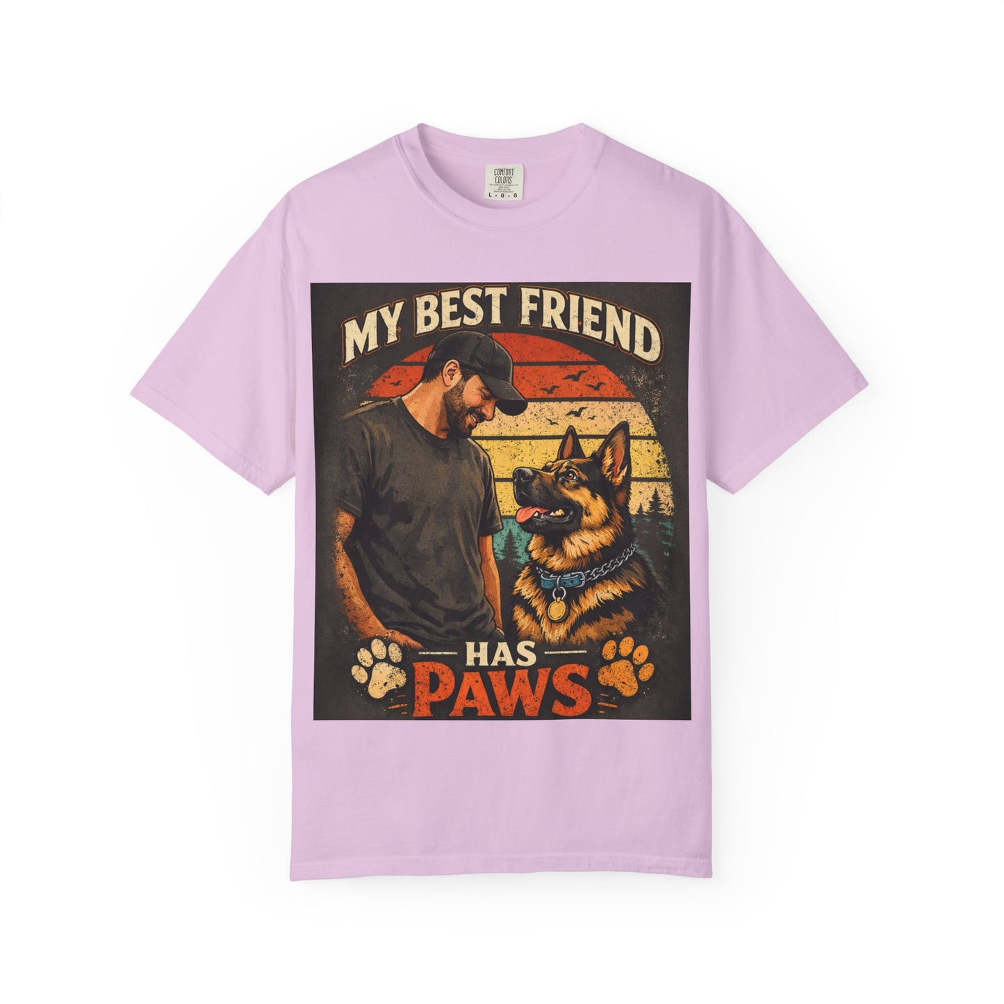 My Best Friend Has Paws T-Shirt | Dog Lover Graphic Tee