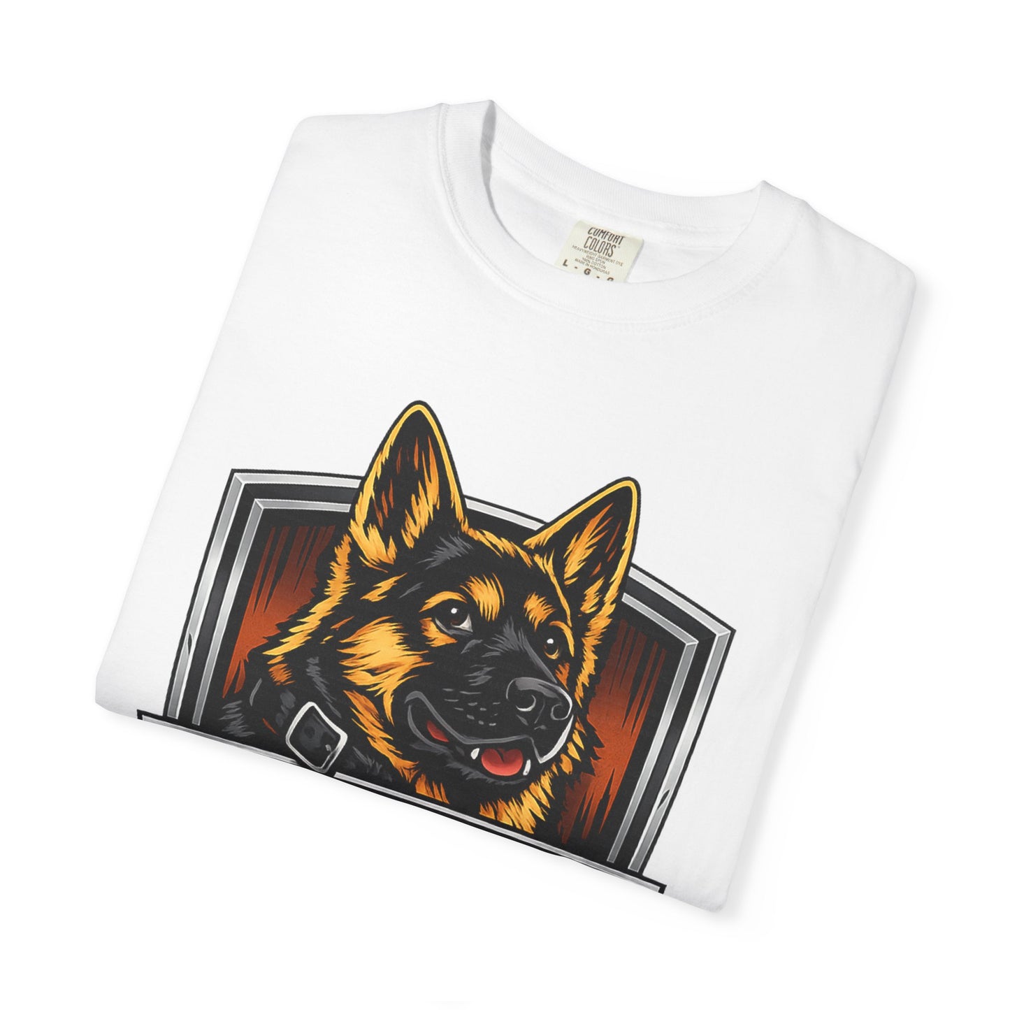 Dog Lover T‑Shirt — “I Bark Because You’re Suspicious” German Shepherd Tee