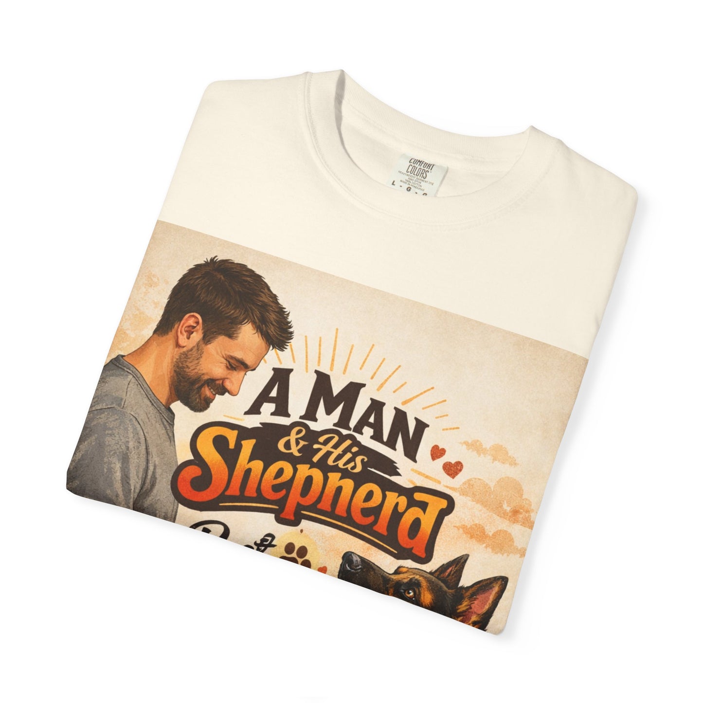 A Man & His Shepherd Best Friends for Life T‑Shirt — German Shepherd Dog Lover Tee