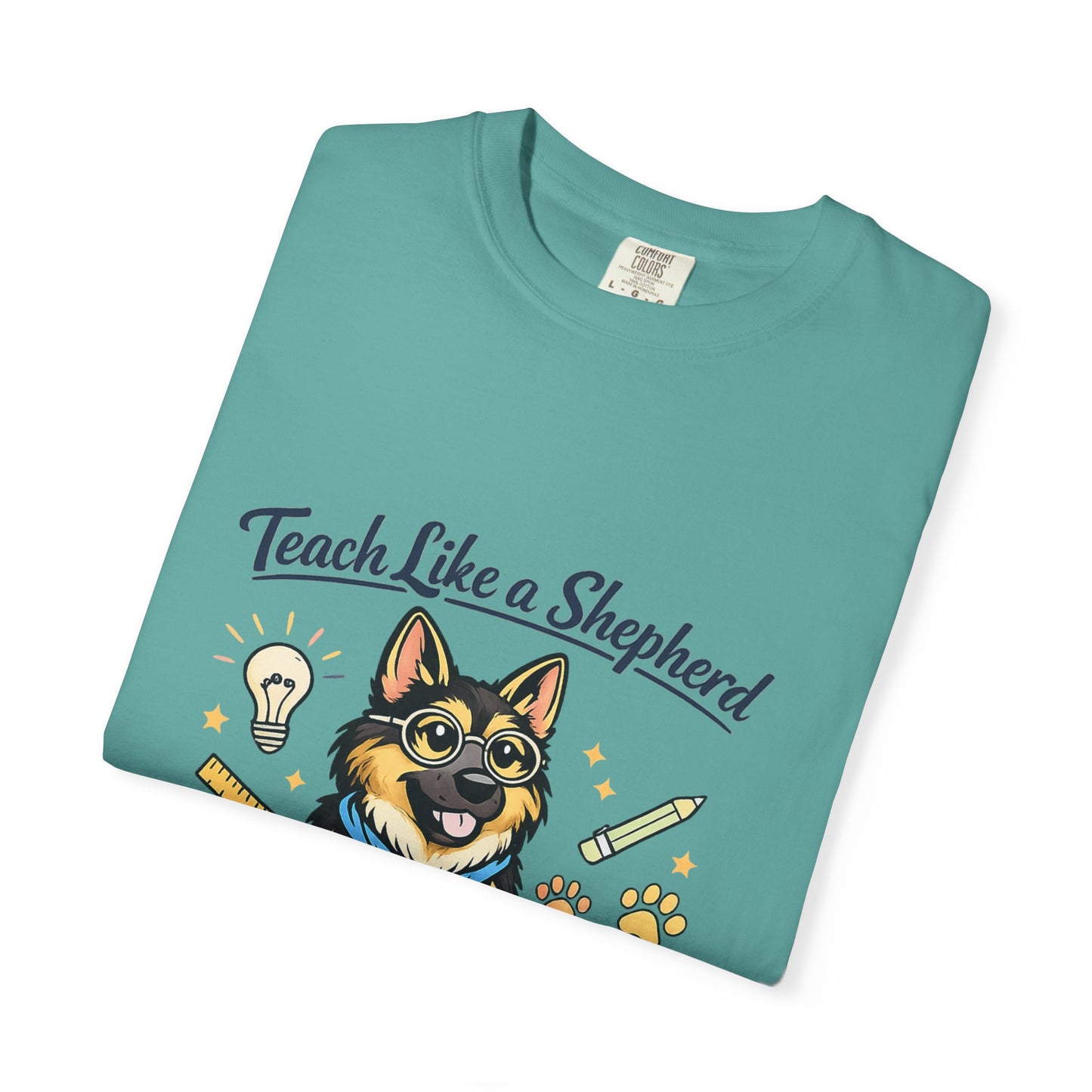 Teacher Life German Shepherd T‑Shirt – Funny Back to School Dog Lover Tee | Classroom Educator Gift | Bella Canvas 3001