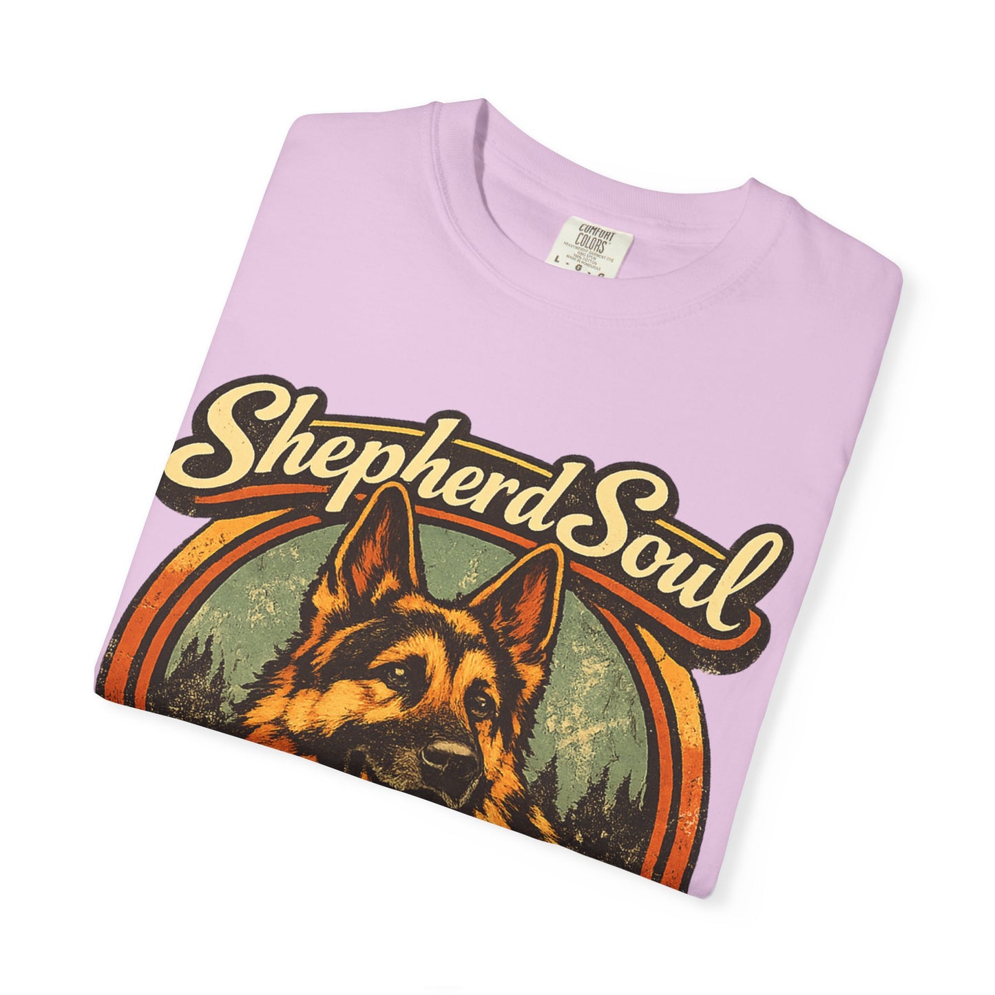 Shepherd Soul German Shepherd Portrait T-Shirt | Loyal Hearts Never Fade