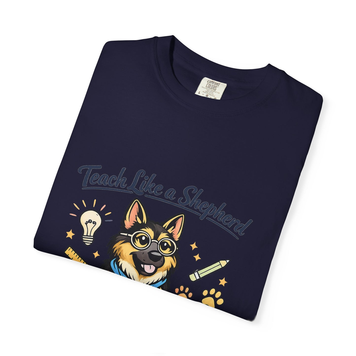 Teacher Life German Shepherd T‑Shirt – Funny Back to School Dog Lover Tee | Classroom Educator Gift | Bella Canvas 3001