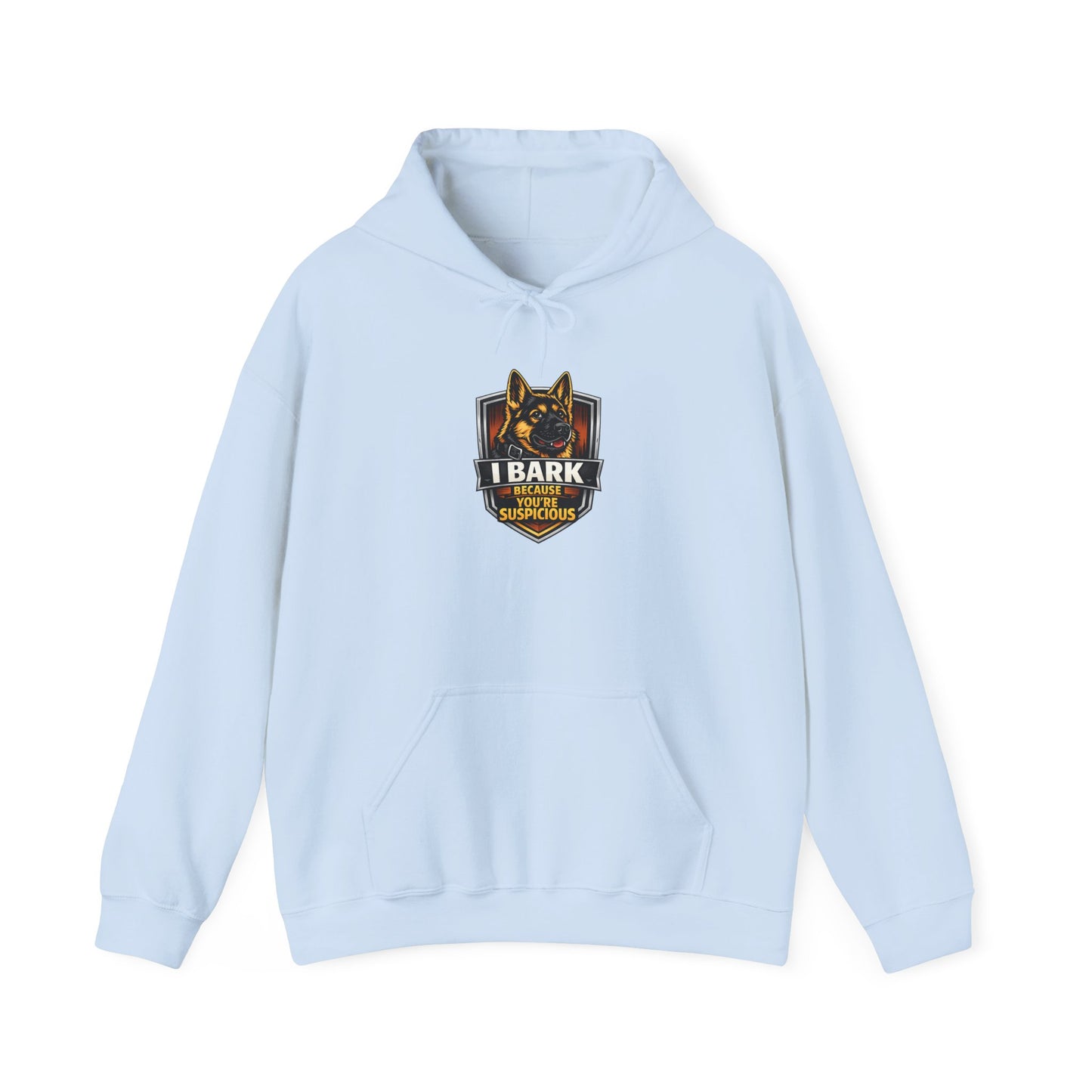 German Shepherd 'I Bark For My K9' Hoodie — Police K9 Dog Lover Sweatshirt