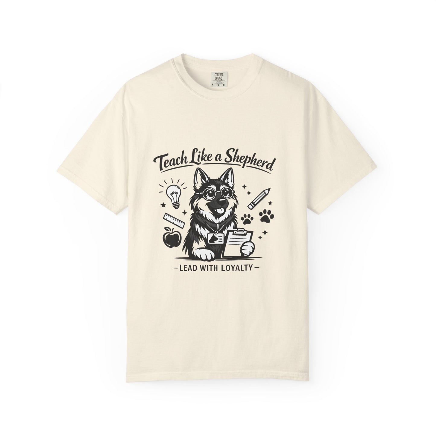 Teacher Life German Shepherd T‑Shirt – Funny Back to School Dog Lover Tee | Classroom Outfit | Gildan 64000