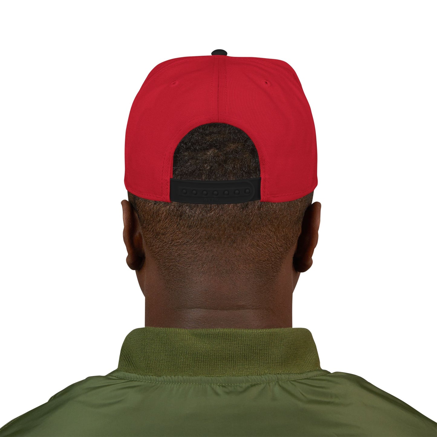 Embroidered Crown Skull Snapback Hat — Streetwear Baseball Cap with Gold Accent