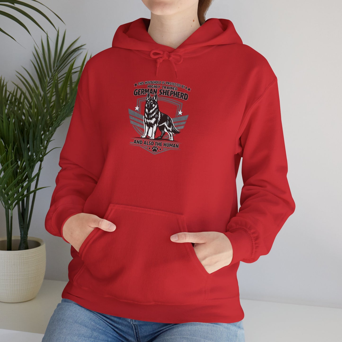 German Shepherd Hoodie – 'Loyal to the End' Vintage Dog Lover Sweatshirt