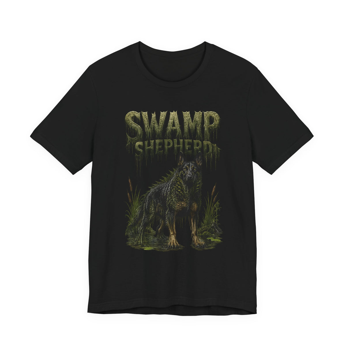 German Shepherd Swamp Shepherd Shirt | Spooky Halloween Dog Gift | Horror Dog Lover Tee