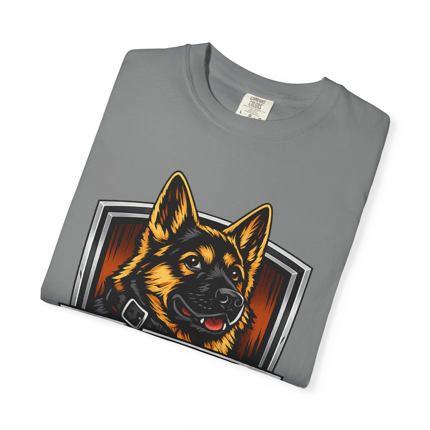 Dog Lover T‑Shirt — “I Bark Because You’re Suspicious” German Shepherd Tee