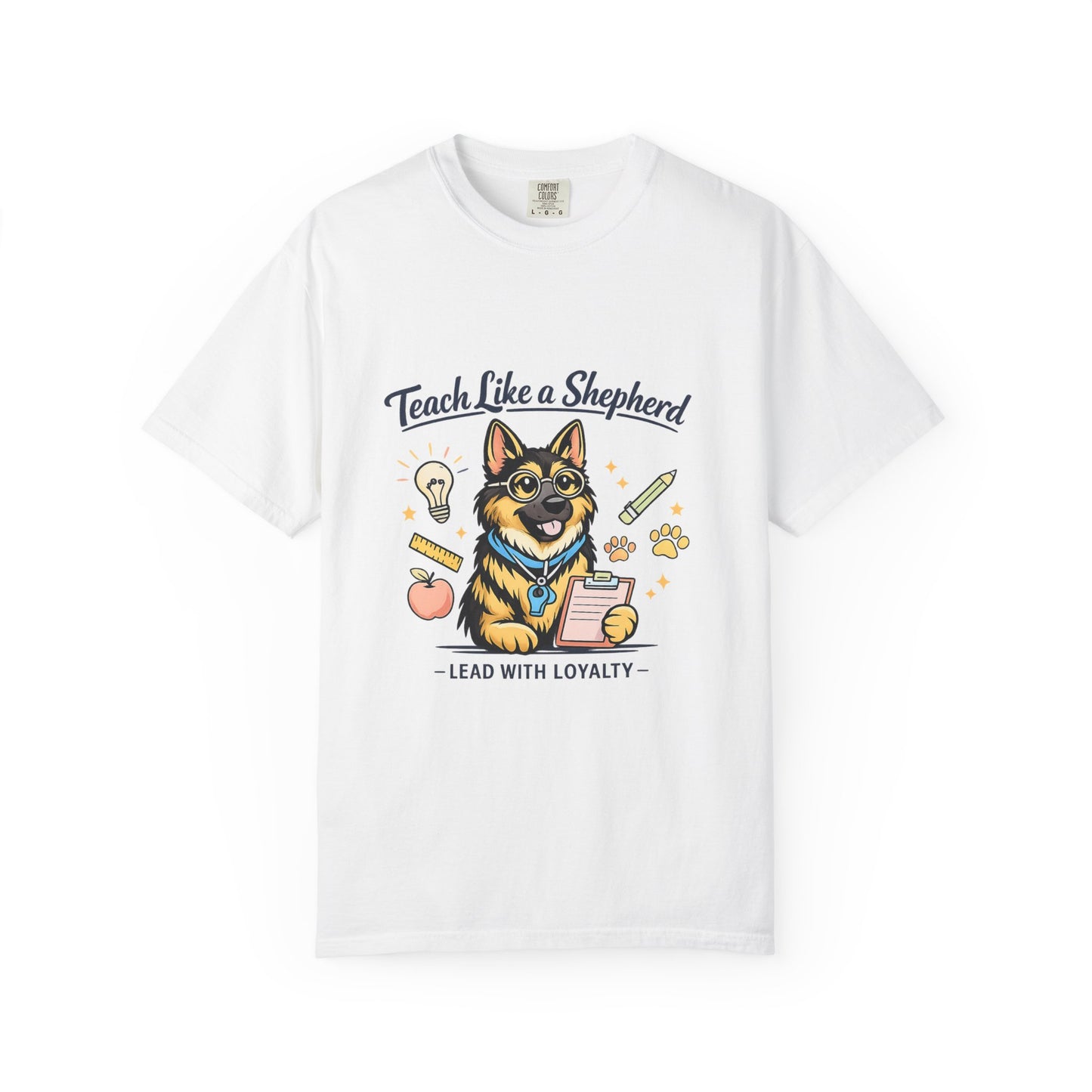 Teacher Life German Shepherd T‑Shirt – Funny Back to School Dog Lover Tee | Classroom Educator Gift | Bella Canvas 3001