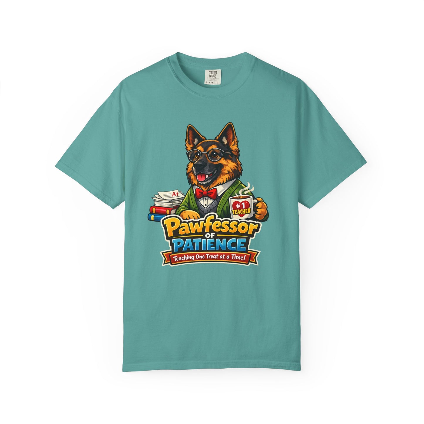 Pawfessor of Patience T-Shirt | German Shepherd Teacher Design