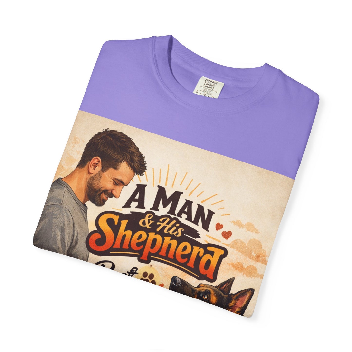A Man & His Shepherd Best Friends for Life T‑Shirt — German Shepherd Dog Lover Tee