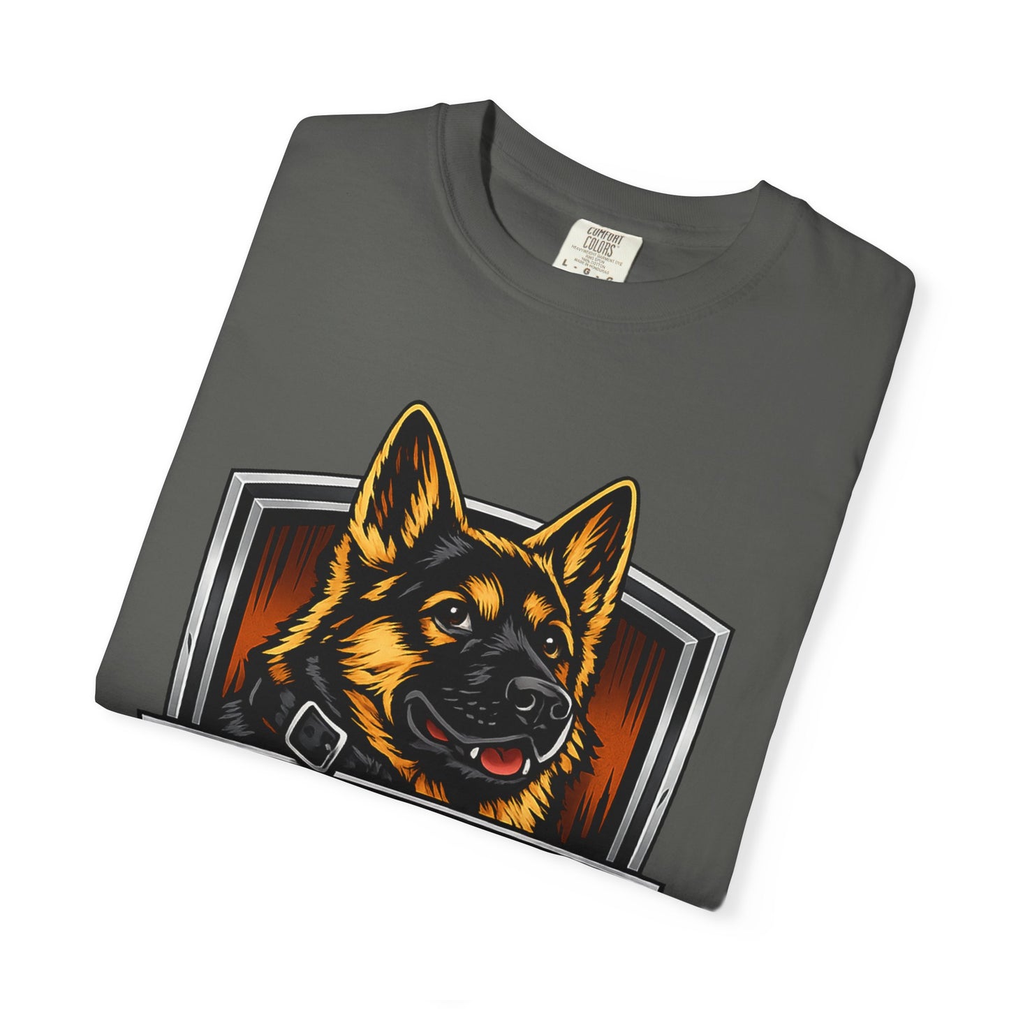Dog Lover T‑Shirt — “I Bark Because You’re Suspicious” German Shepherd Tee