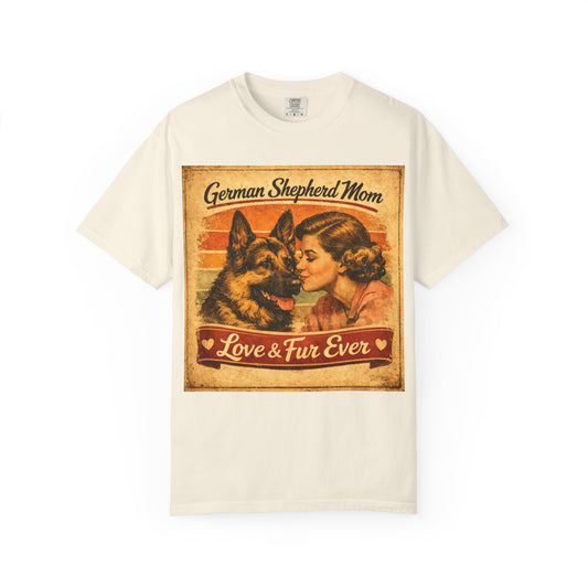 German Shepherd Mom T-Shirt | Love & Fur Ever German Shepherd Shirt