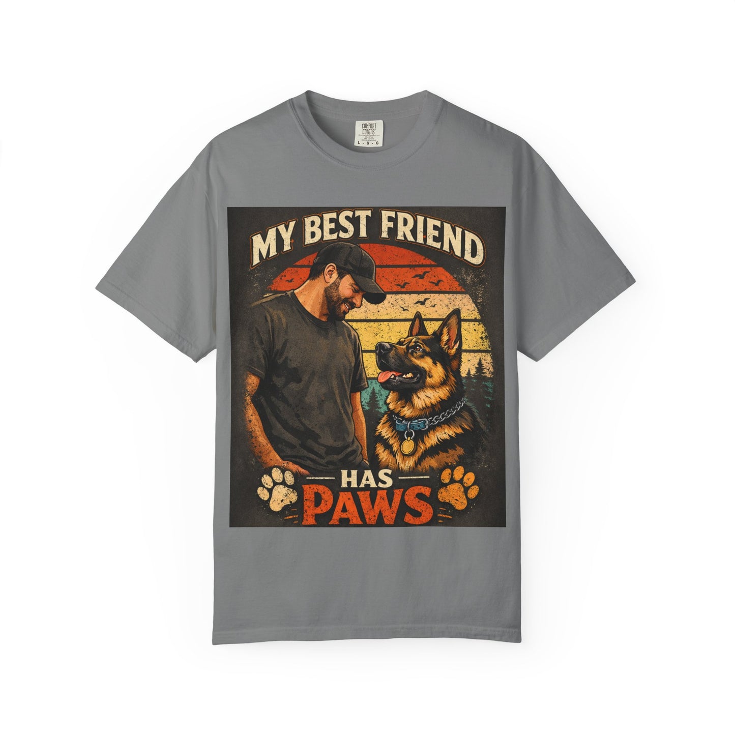 My Best Friend Has Paws T-Shirt | Dog Lover Graphic Tee