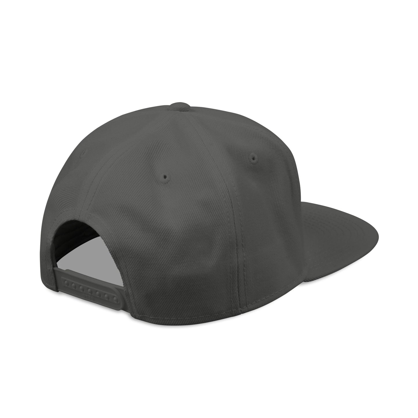 Embroidered Crown Skull Snapback Hat — Streetwear Baseball Cap with Gold Accent