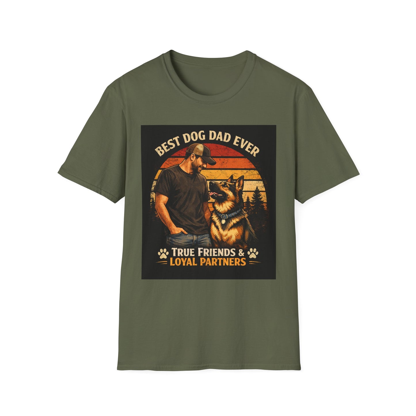 Best Dog Dad Ever T-Shirt | Dog Dad Shirt, German Shepherd Tee