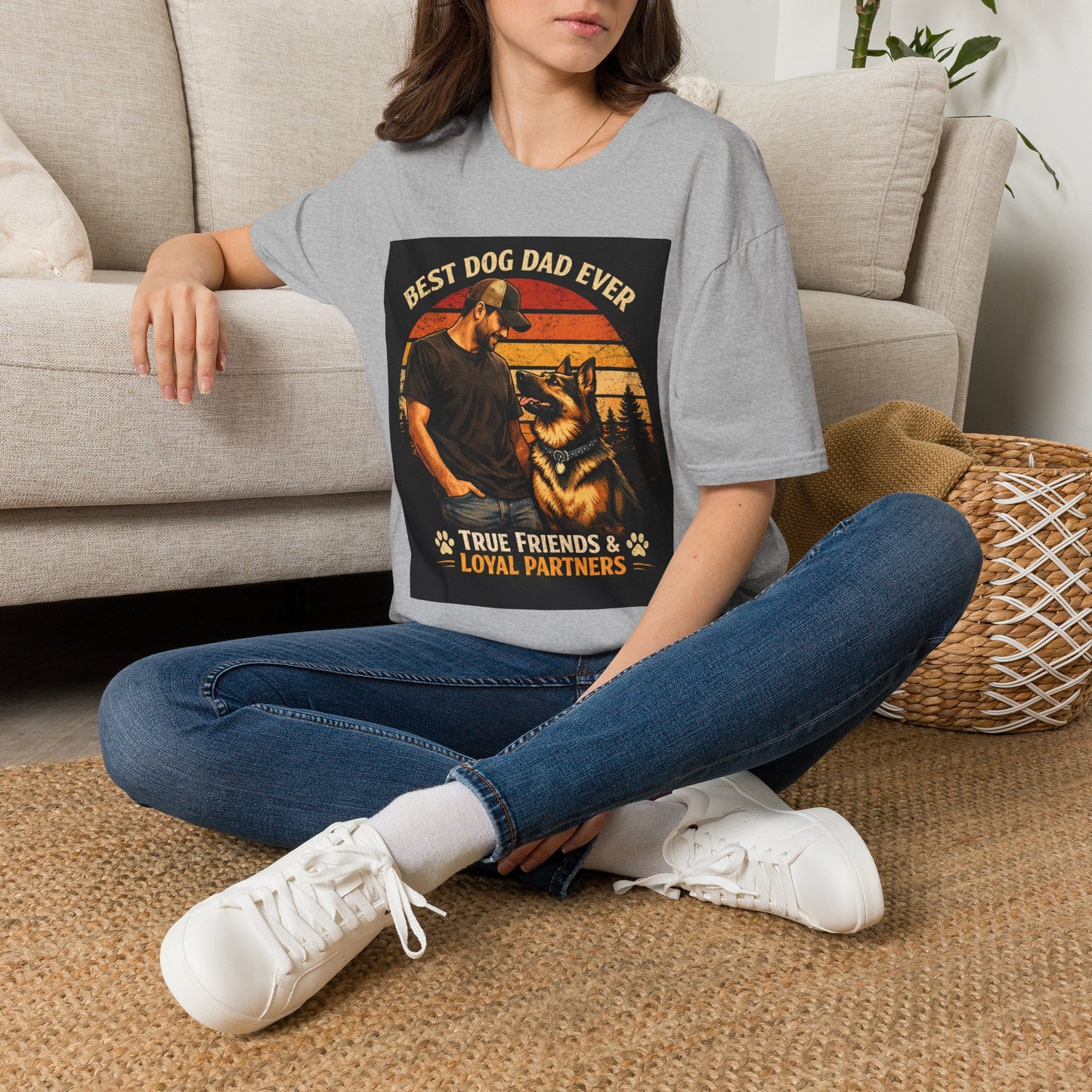 Best Dog Dad Ever T-Shirt | Dog Dad Shirt, German Shepherd Tee