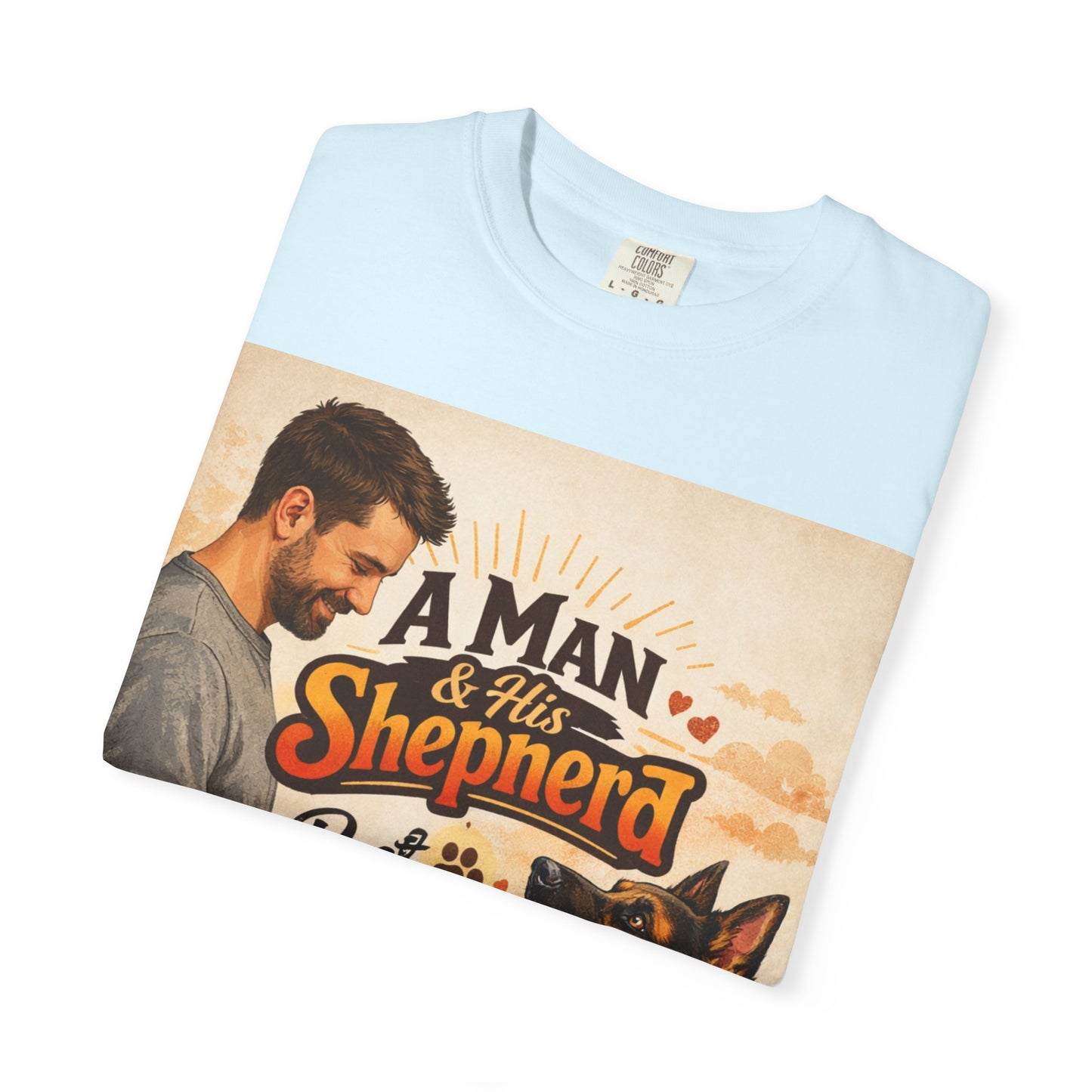 A Man & His Shepherd Best Friends for Life T‑Shirt — German Shepherd Dog Lover Tee
