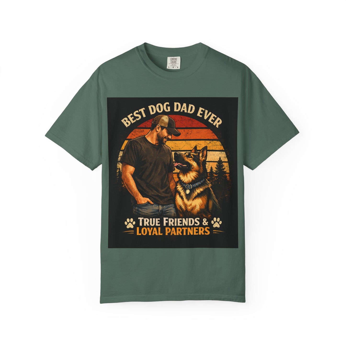 Best Dog Dad Ever T-shirt | True Friends & Loyal Partners graphic tee