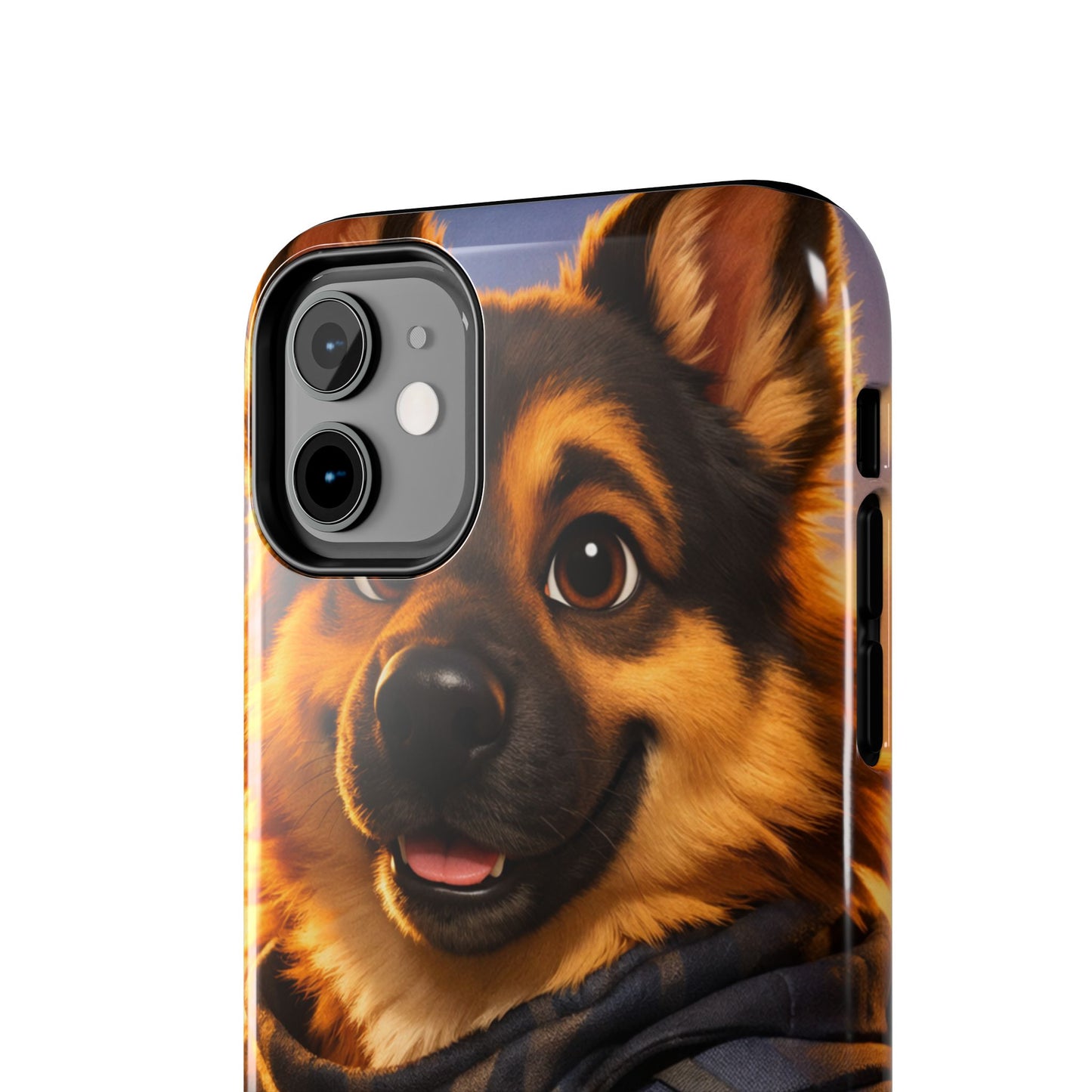 German Shepherd Tactical Hero Phone Case – Tough Protective Cover for iPhone & Samsung