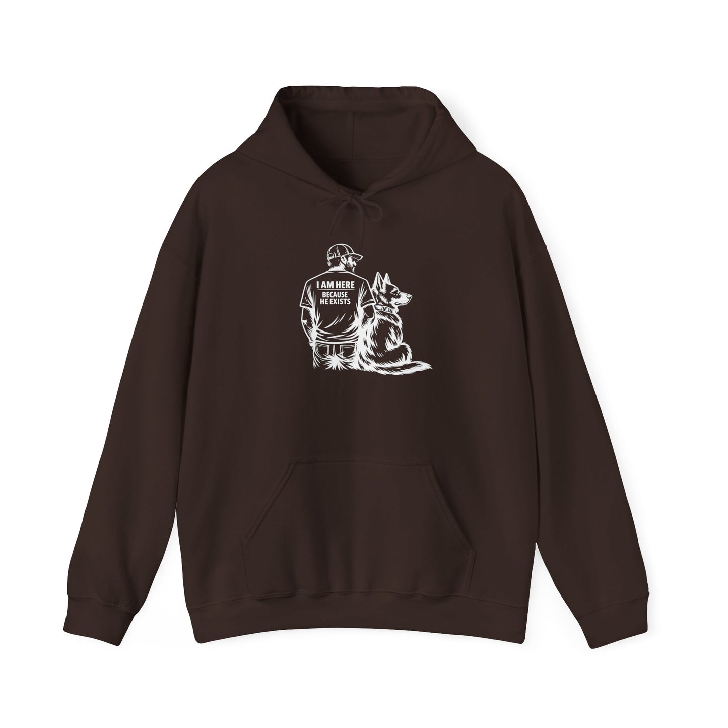 Veteran & K9 Hoodie — “I Am Fine” Rescue Dog Tribute Sweatshirt